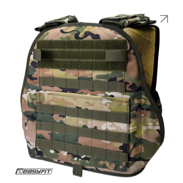 Плитоноска Pantsyr-2 (тактичний військовий жилет, бронежилет MOLLE) Multicam Original (Classic)