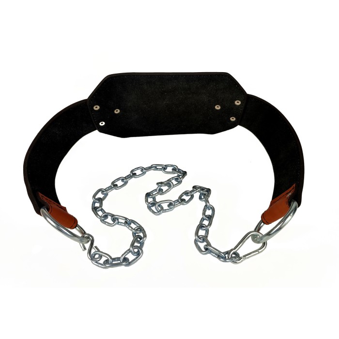 Пояс для отягощений EasyFit (кожа) до 200 кг коричневый