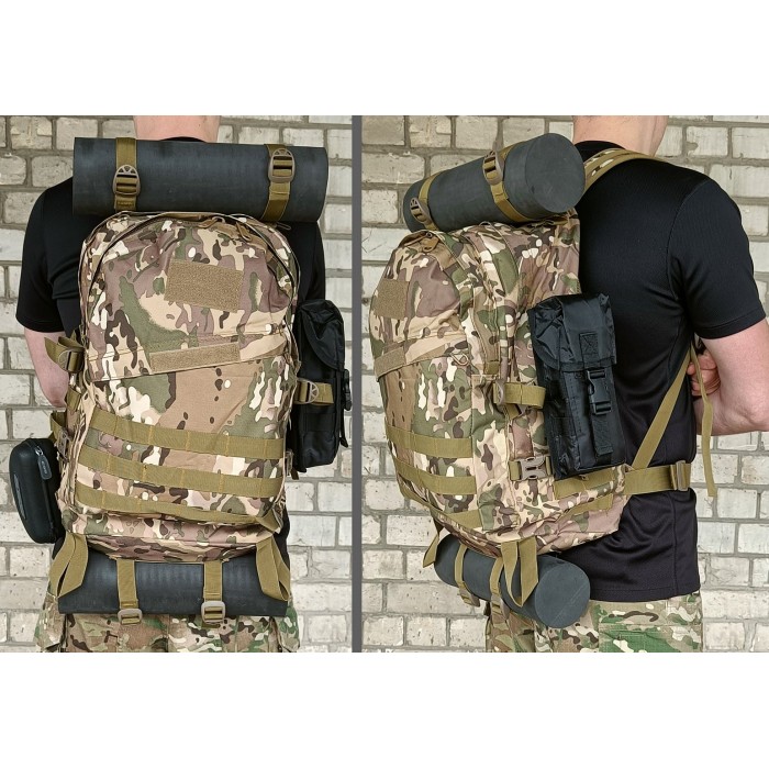 Рюкзак тактический штурмовой 30 л трехдневный мультикам (армейский, для ВСУ)