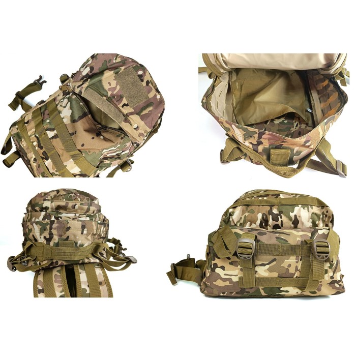 Рюкзак тактический штурмовой 30 л трехдневный мультикам (армейский, для ВСУ)