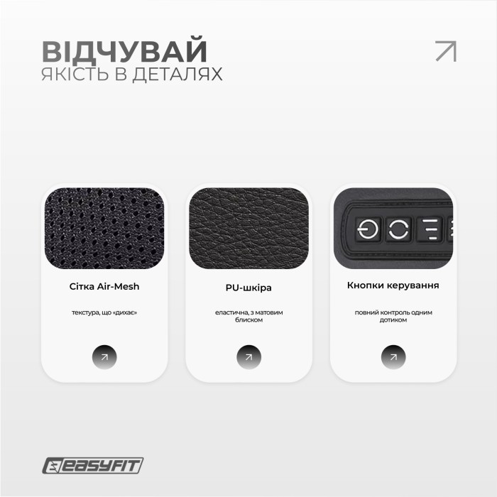 Массажер для шеи EasyFit Shiatsu (шиацу-массаж плеч и тела роликовый)