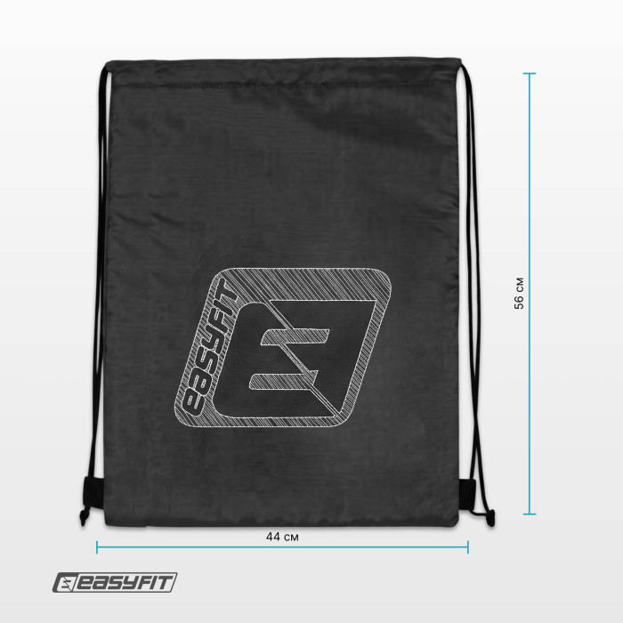 Спортивный рюкзак мешок на завязках EasyFit 56х44 см