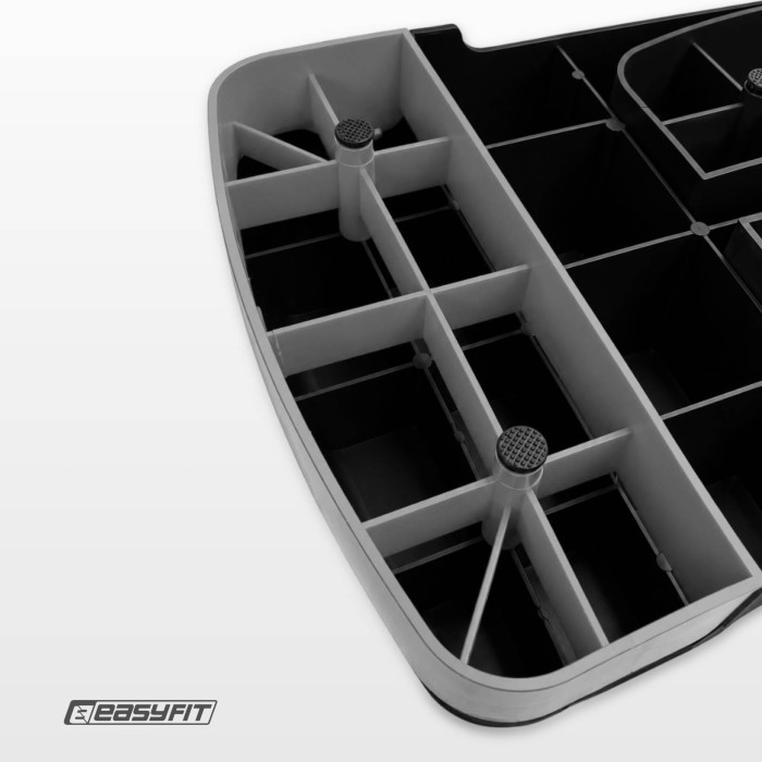 Степ-платформа EasyFit Step-B 2-ступінчаста сіра