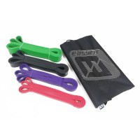 Резиновые петли EasyFit: набор 2-65 кг (4 шт)