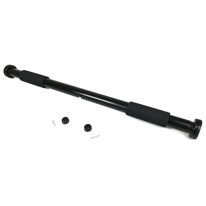 Раздвижной распорный турник EasyFit 83-130 см Черный