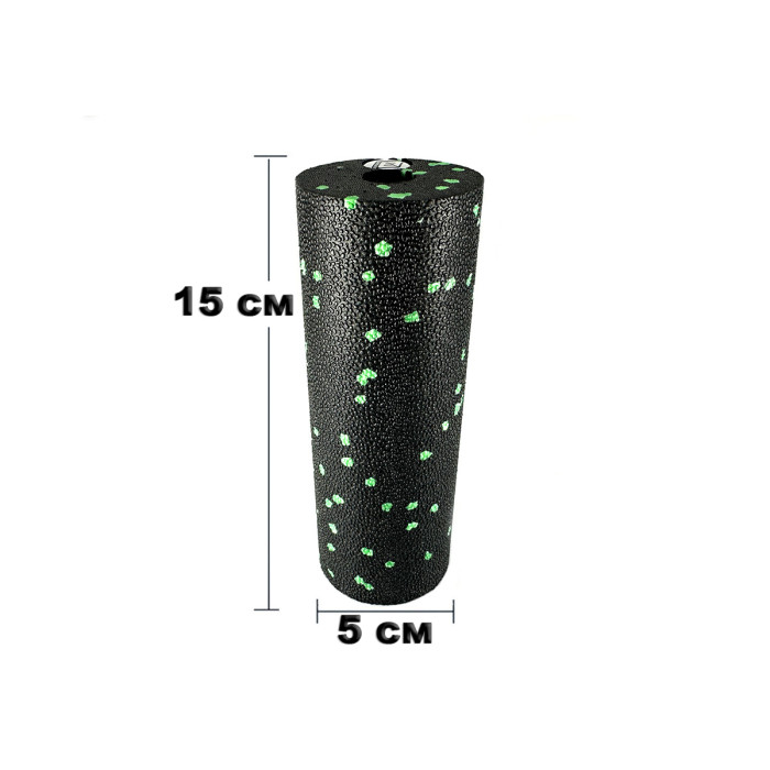 Массажный ролик EasyFit EPP 15х5 см салатовый