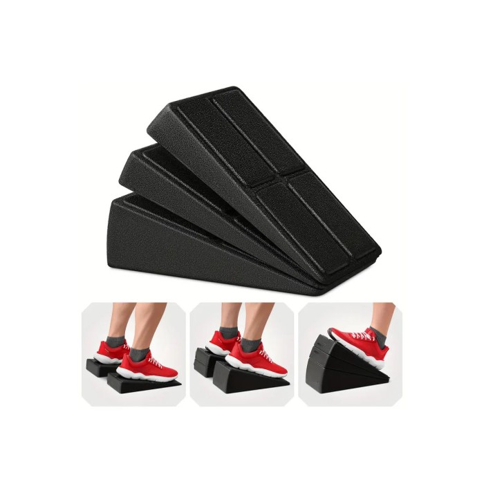 Клиновой блок для приседаний Easyfit (клин-платформа для растяжки, йоги)