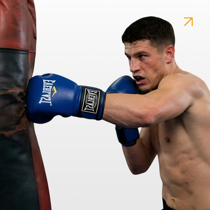 Боксерские перчатки Everlast 6 унций (6 oz) синие