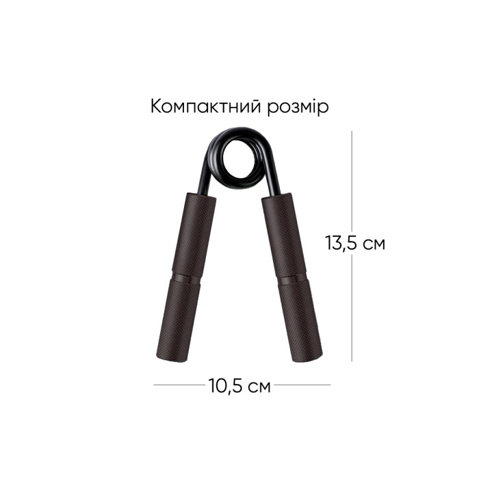 Кистевой эспандер EasyFit Hand Grip PRO 159 кг черный (350 lb)