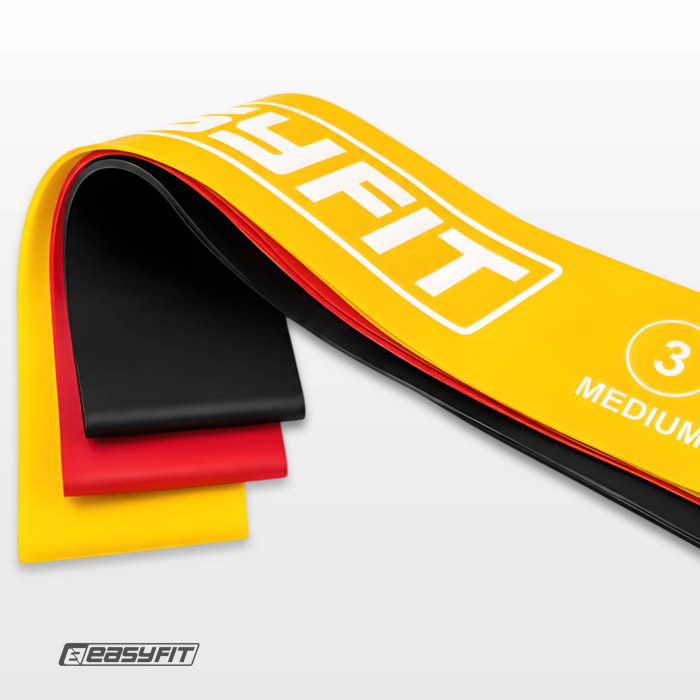 Гумові кільця для фітнесу EasyFit набір 3 шт