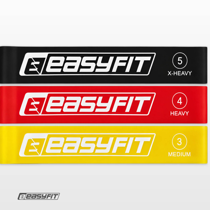 Гумові кільця для фітнесу EasyFit набір 3 шт