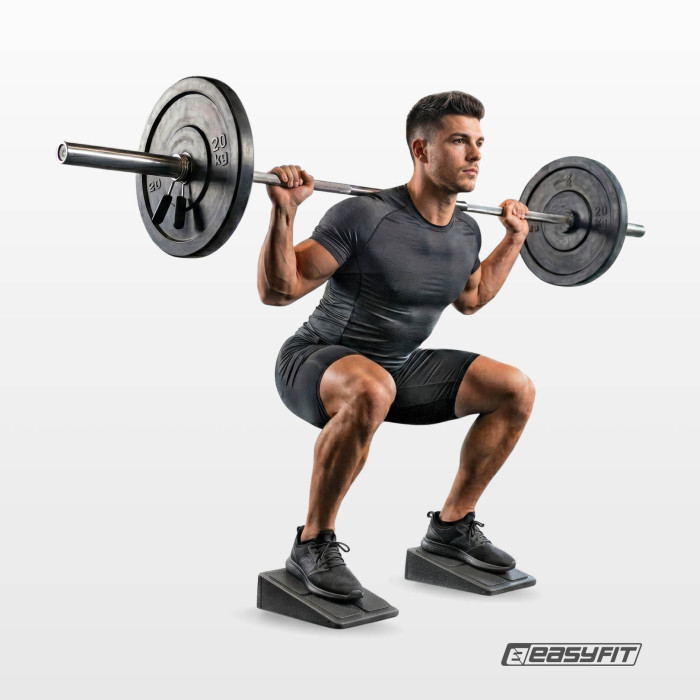 Клиновий блок для присідань Easyfit (клин-платформа для розтяжки, йоги)