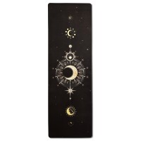 Коврик для йоги EasyFit BlackMoon (замша-каучук) черный