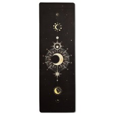 Коврик для йоги EasyFit BlackMoon (замша-каучук) черный