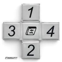 Крос-мат для прыжков EasyFit спортивный складной (серый)