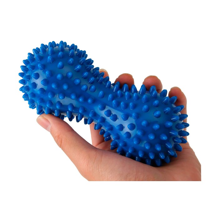 Массажный мячик EasyFit Goober с шипами синий