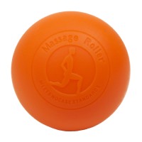 Массажный мячик EasyFit каучук 6.5 см оранжевый