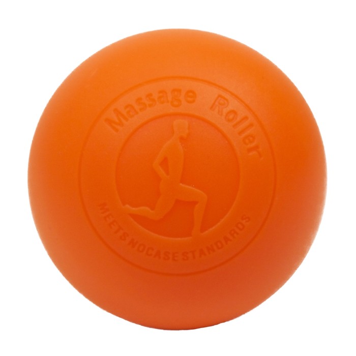 Массажный мячик EasyFit каучук 6.5 см оранжевый