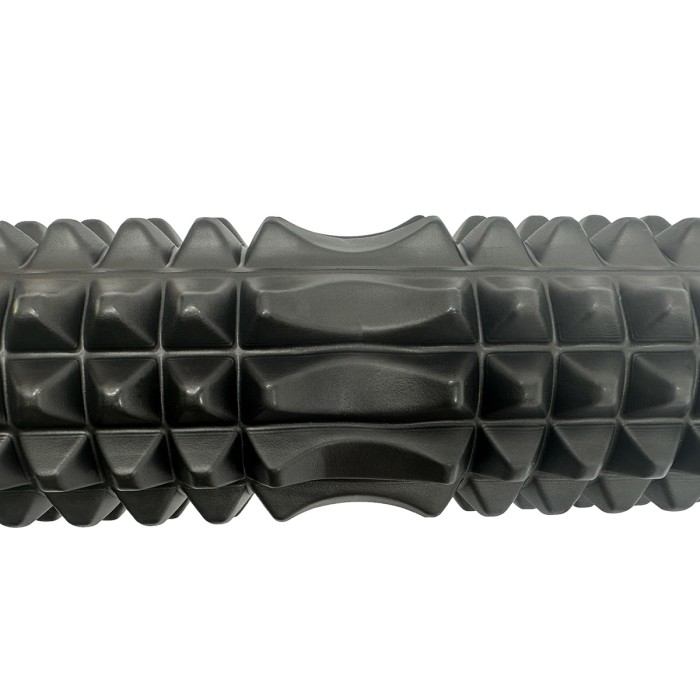 Массажный ролик EasyFit Grid Roller 33 см v.1.2 Черный