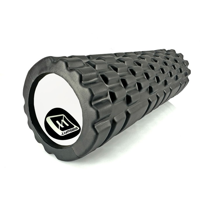 Массажный роллер EasyFit Grid Roller Mini 30 см черный