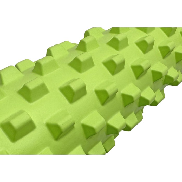 Массажный ролик EasyFit Grid Roller PRO 45 см Салатовый
