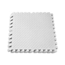 Татами мат EasyFit SwallowTail 4 шт (60х60х1 см) пазл ласточкин хвост белый