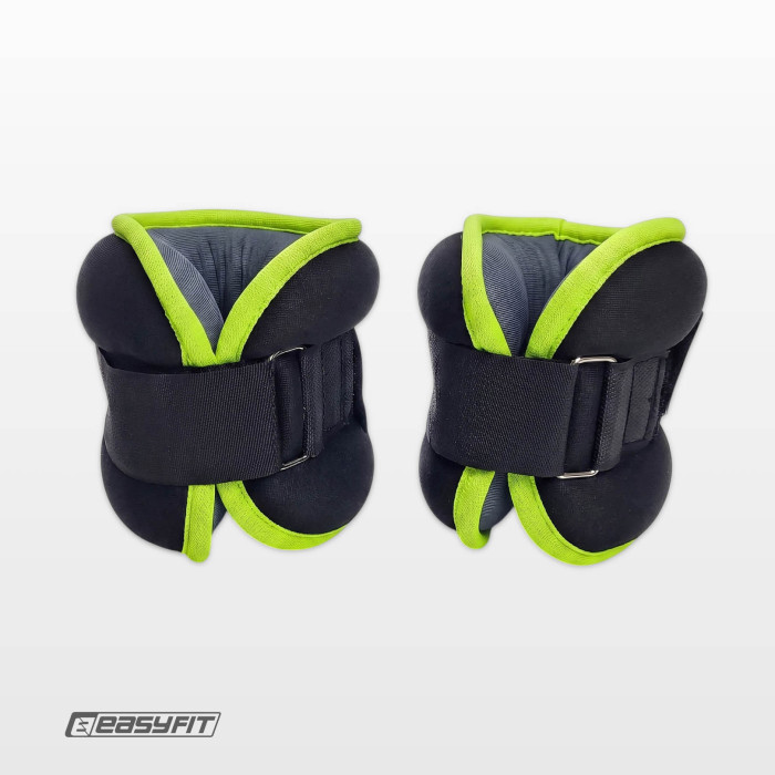 Утяжелители EasyFit Comfort 0,5 кг для ног и рук с металлом (пара)