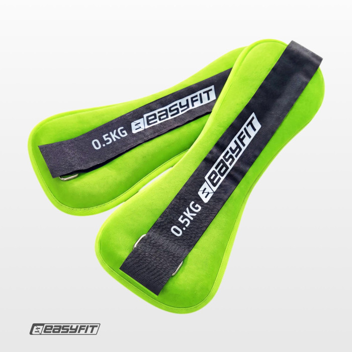 Обтяжувачі EasyFit Comfort 0,5 кг для ніг та рук з металом (пара)
