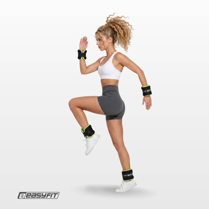 Утяжелители EasyFit Comfort 0,5 кг для ног и рук с металлом (пара)