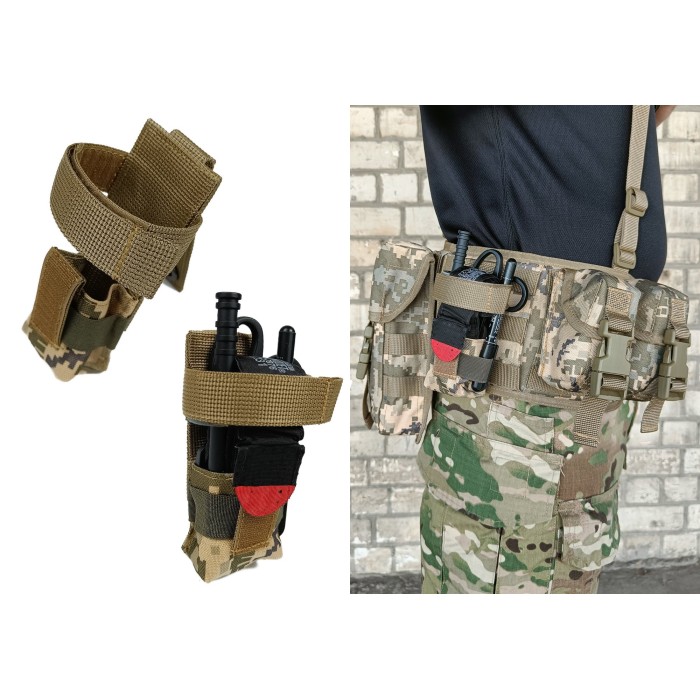 Подсумок под турникет пиксель ВСУ MM-14 (MOLLE, CAT, подсумок на разгрузку, жилет, РПС)