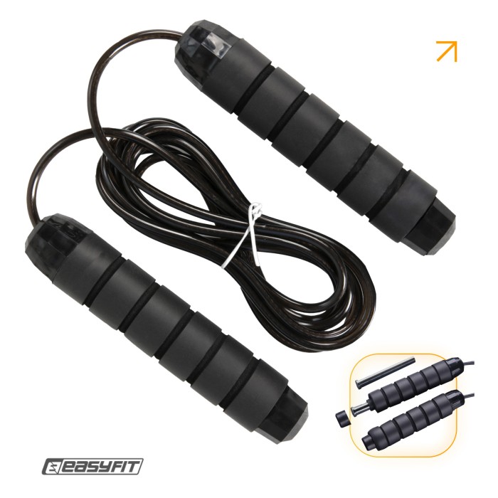 Скакалка с утяжелителем EasyFit