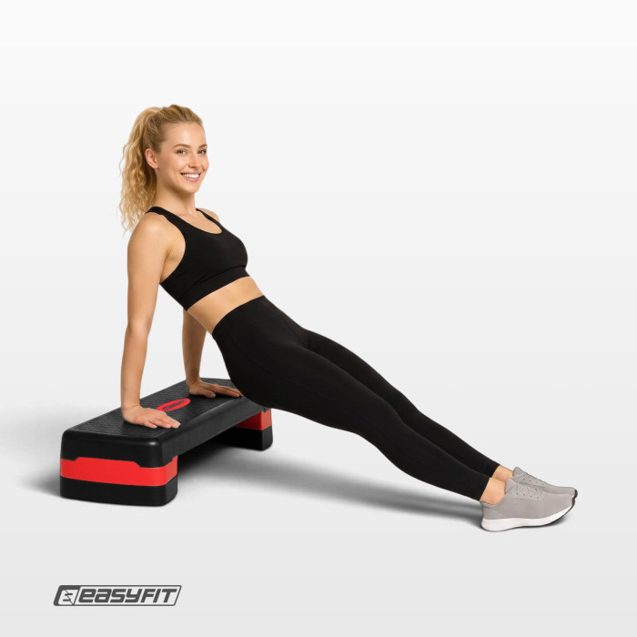 Степ-платформа EasyFit Step-B 2-ступінчаста червона