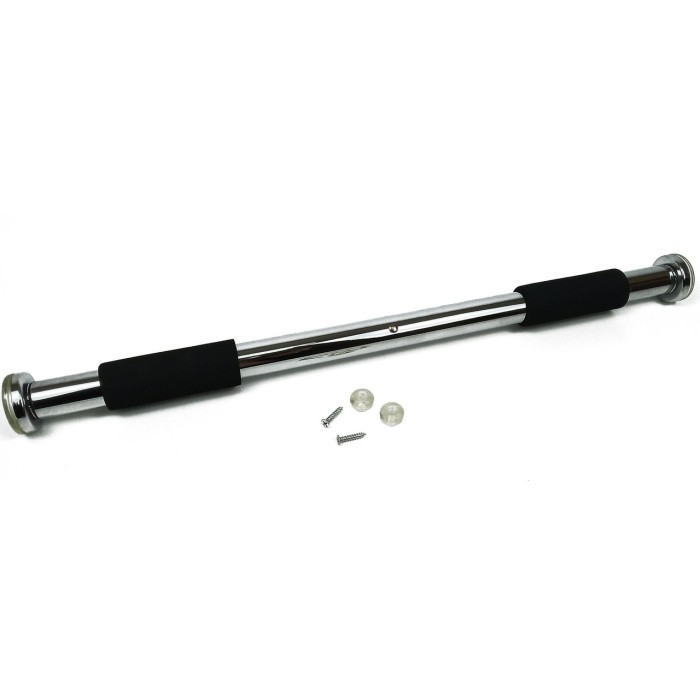 Раздвижной распорный турник EasyFit 83-130 см Хром