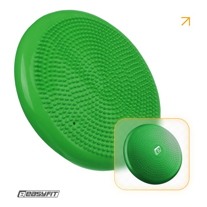 Балансировочная подушка массажная EasyFit Зеленый
