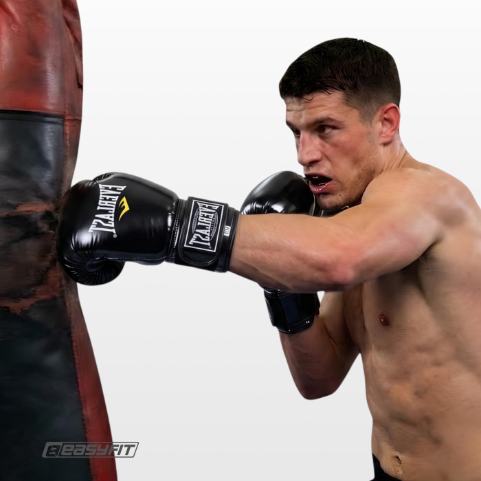Боксерські рукавички Everlast 12 унцій (12 oz) чорні