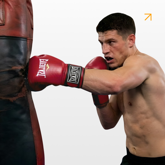 Боксерські рукавички Everlast 6 унцій (6 oz) червоні