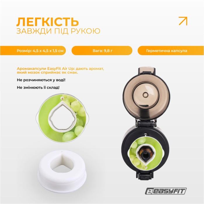 Капсула “Зеленый виноград” для бутылки EasyFit Air Up