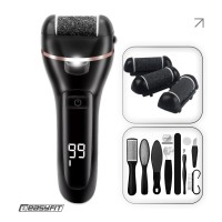 Электрическая пемза для пяток EasyFit с набором 10 предметов, 3 насадки