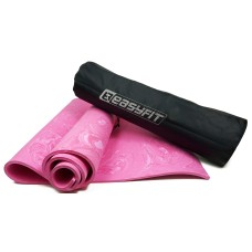 Коврик для йоги и фитнеса EasyFit PER Premium Mat 8 мм + Чехол розовый