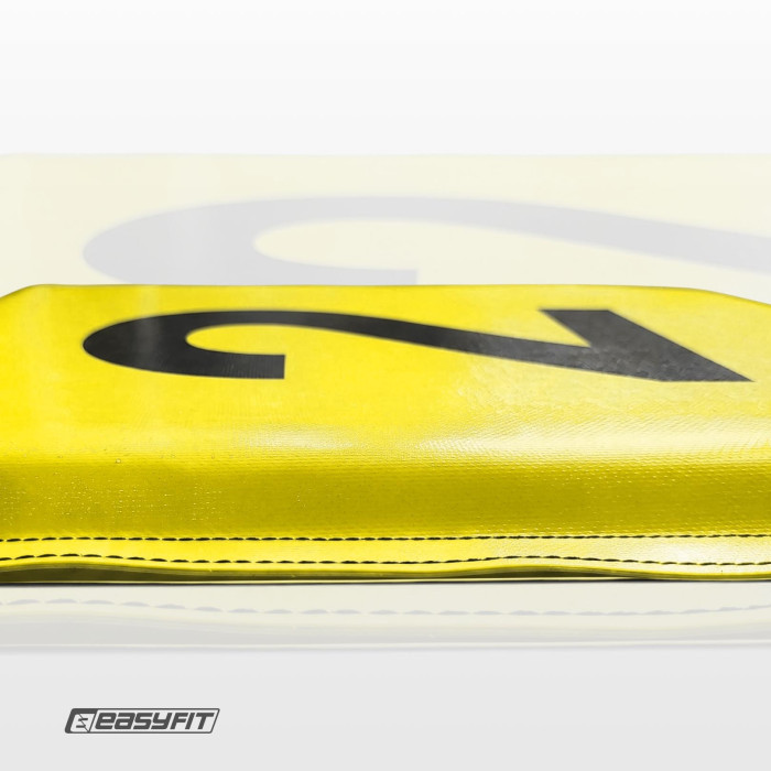 Крос-мат для прыжков EasyFit спортивный складной (желтый)