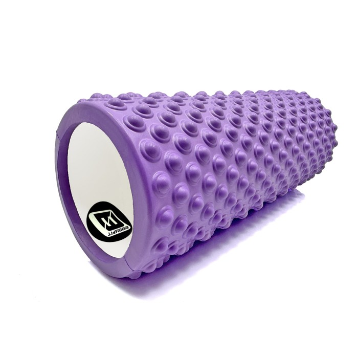 Массажный ролик EasyFit Grid Roller Light 33 см Фиолетовый