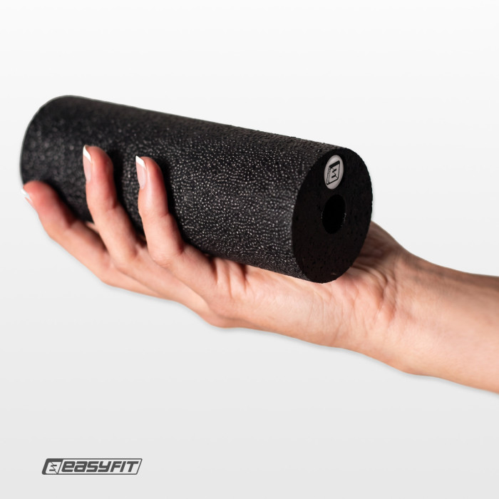 Массажный ролик EasyFit EPP 15х5 см черный