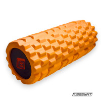 Масажний ролик EasyFit Solid Roller v.1.1s 33 см помаранчевий