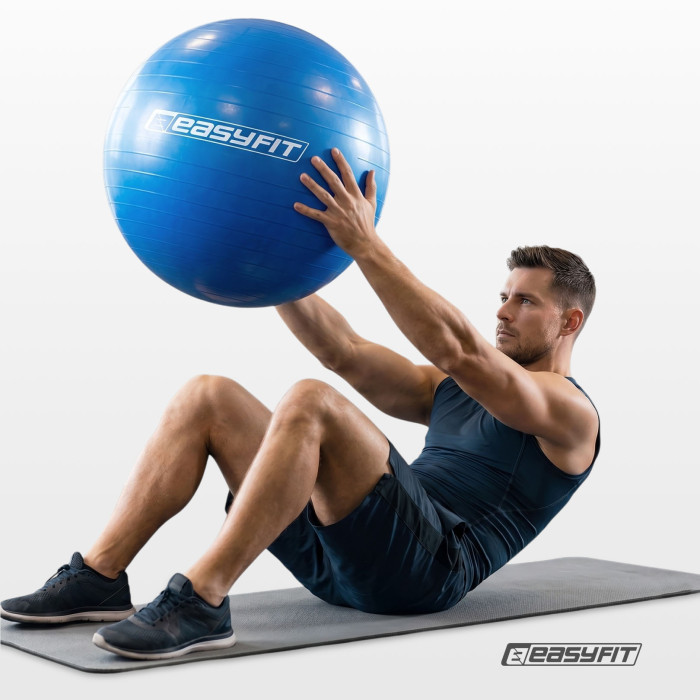 М'яч для фітнеса EasyFit 65 см синій