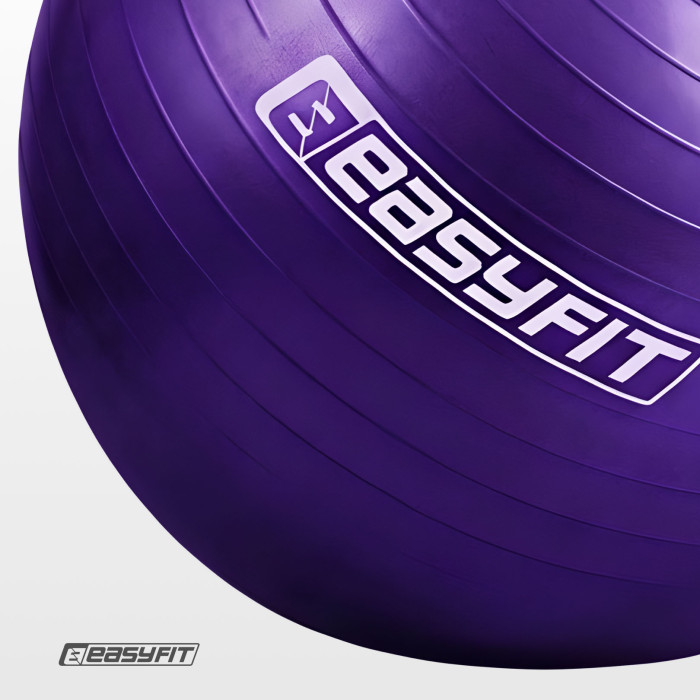 М'яч для фітнеса EasyFit 85 см фіолетовий