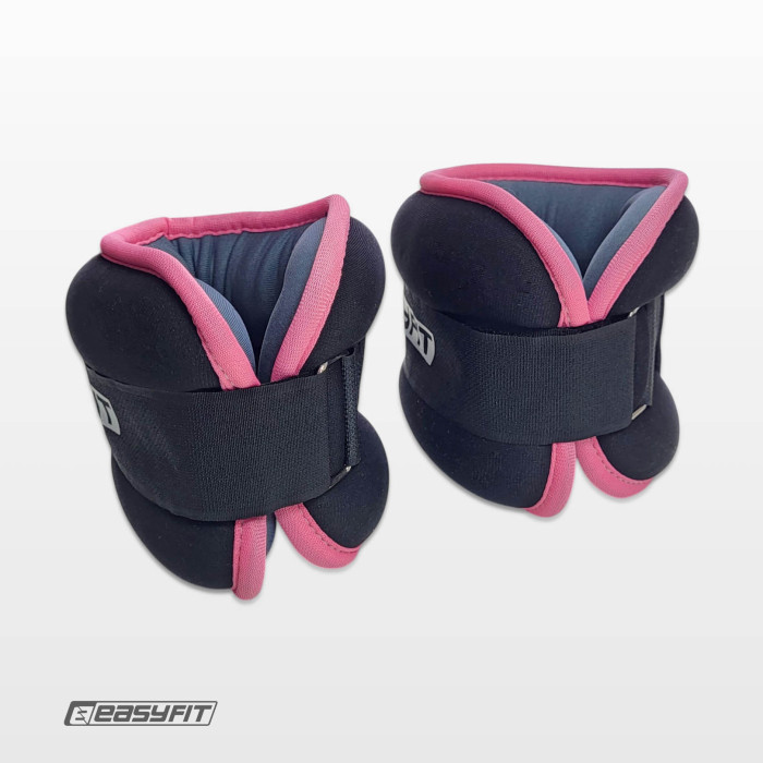 Утяжелители EasyFit Comfort 1 кг для ног и рук с металлом (пара)