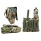 Подсумок под 6 магазинов АК/РПК тройной мультикам (MOLLE, подсумок на разгрузку, жилет, РПС)