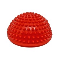 Полусфера массажная киндербол EasyFit 16 см мягкая красная