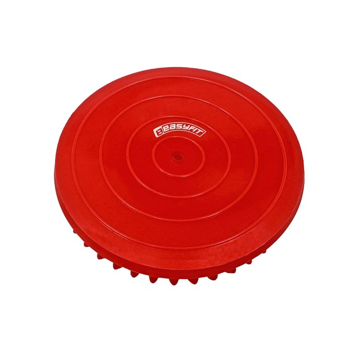 Полусфера массажная киндербол EasyFit 16 см мягкая красная