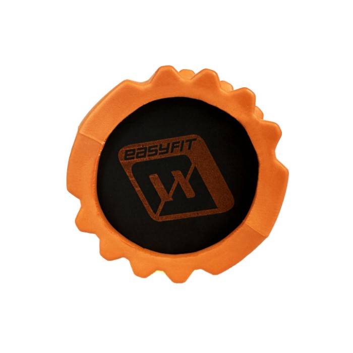 Массажный ролик EasyFit Solid Roller v.1.1s 33 см оранжевый